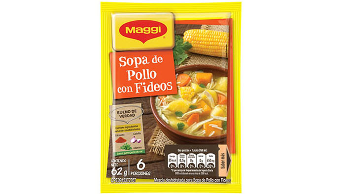 SOPA MAGGI POLLO FIDEO