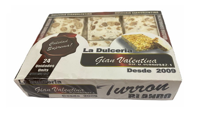 TURRON BLANCO ARTESANAL 24U