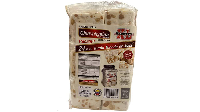 TURRON XL BLANCO ARTESANAL 24U
