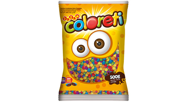 CHOC COLORETI BALL 500G