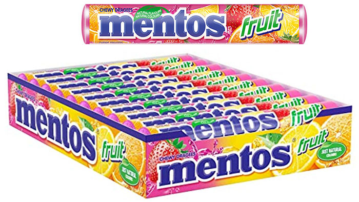 CAR MENTOS FRUTAS