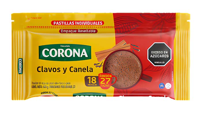 CHOC CORONA CLAVO Y CANELA 500G