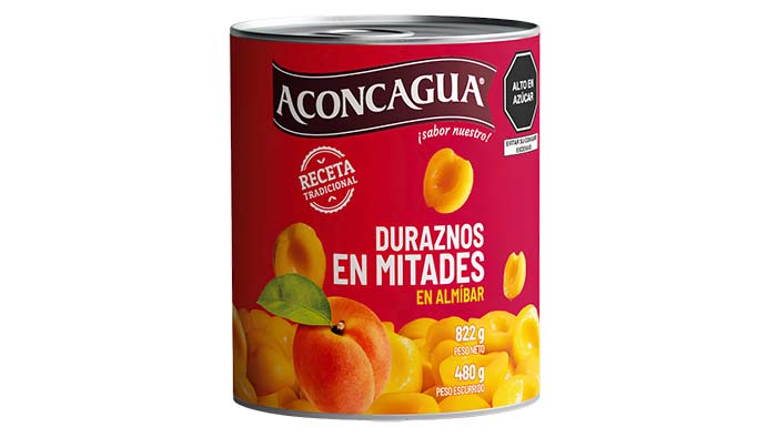 MELOCOTON EN ALMIBAR ACONCAGUA 820G