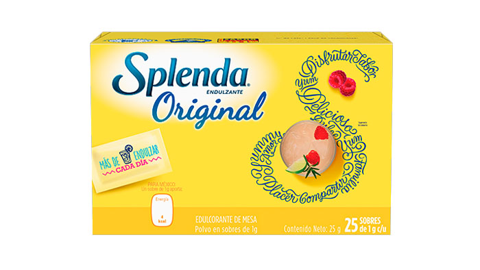 SPLENDA SOBRES ORIGINAL 1G25U