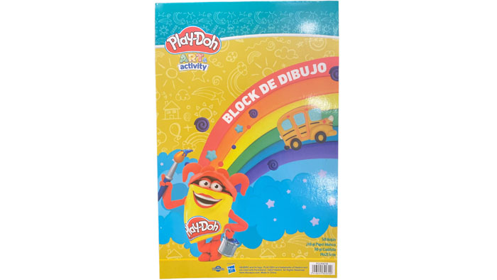 BLOCK DE DIBUJO PLAY DOH 50 HOJAS