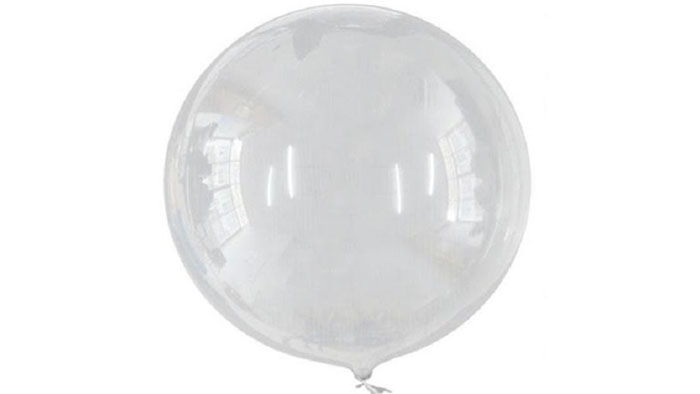 GLOBO LATEX TRANSPARENTE 18