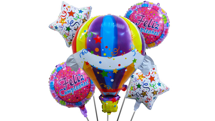 GLOBO FORMA METALIZADO 10 CPITILLO