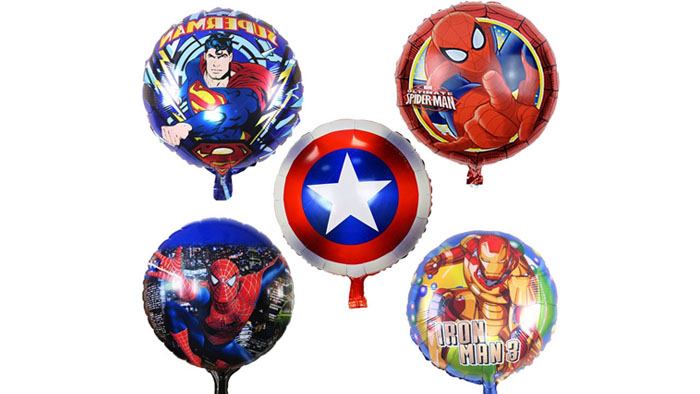 GLOBO FORMA METALIZADO 18