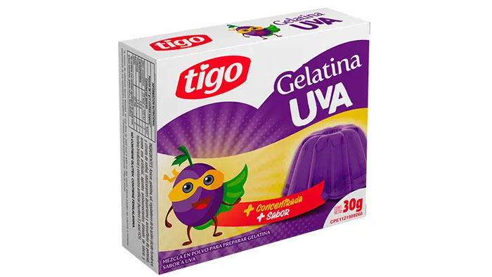 GELATINA TIGO UVA 30G