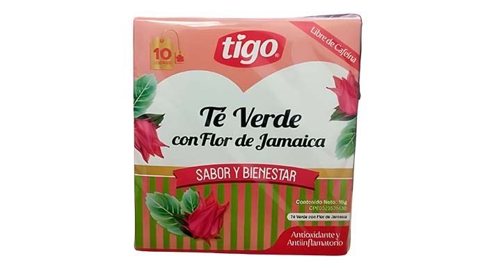 TE TIGO VERDE FLOR JAMAICA 15G10U