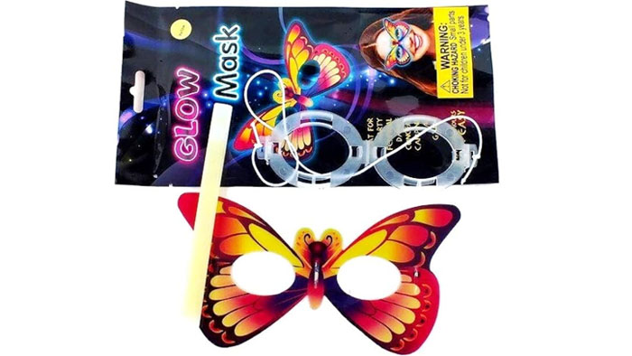MASCARA MARIPOSA NEON GLOW MASK