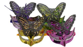 MASCARAS VENECIANAS CON MARIPOSAS