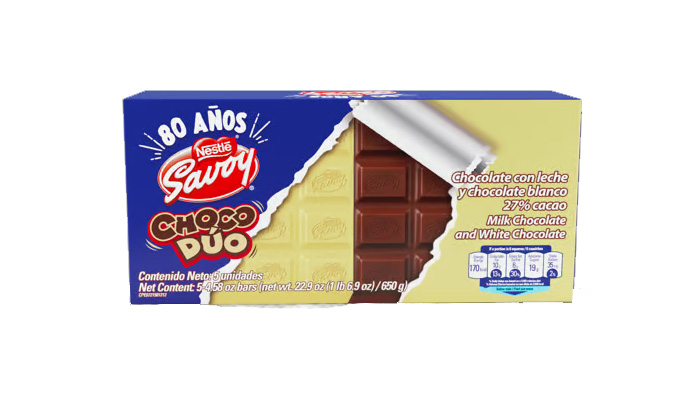CHOC CHOCO DUO SAVOY 130G