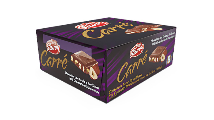 CARRE MINI AVELLANA 25G