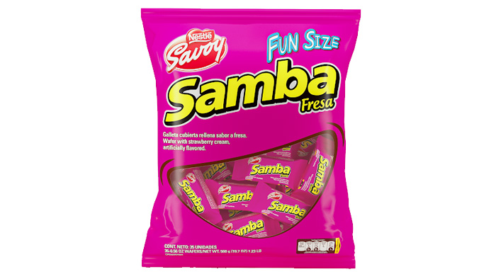 SAMBA FUN SIZE FRESA 16G
