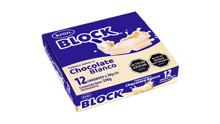 CHOC BLOCK TAB BLANCO 28G12U