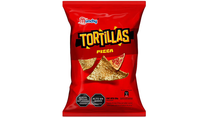 TORTILLAS MUNCHY PIZZA 150G