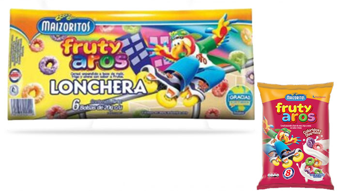 MAIZORITOS FRUTY AROS LONCHERA  25G6U