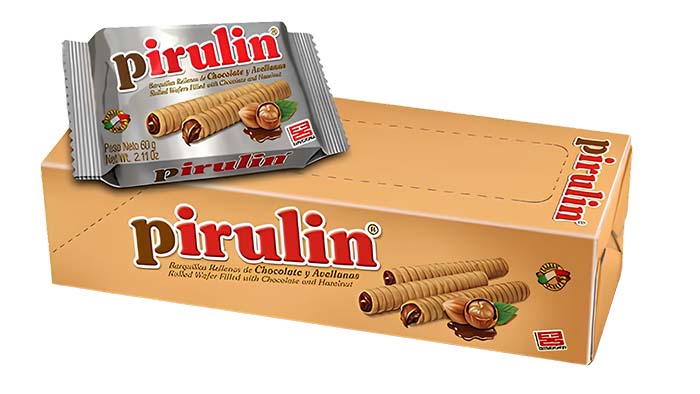 PIRULIN DISP CHOCOLATE 60G12U