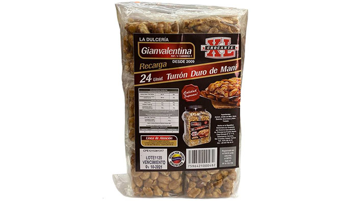 TURRON XL MANI ARTESANAL 24U