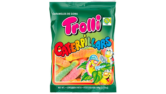 GOMAS TROLLI CATERPILLARS 100G