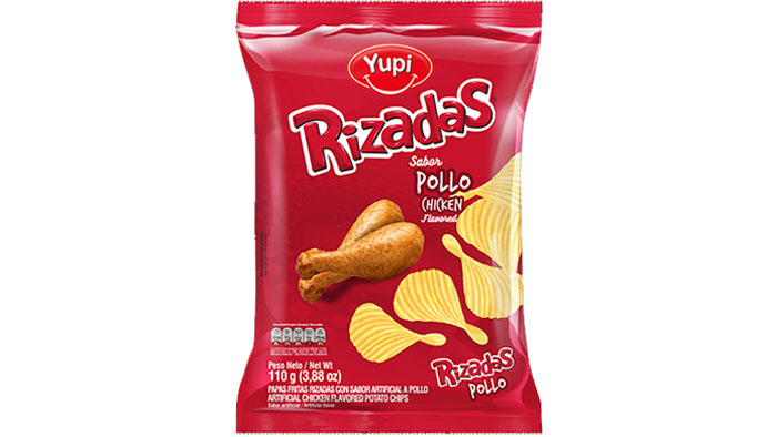 PAPAS RIZADAS POLLO 130G