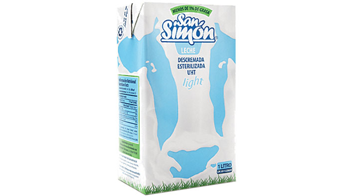 LECHE SAN SIMON UHT DESCREMADA 1L