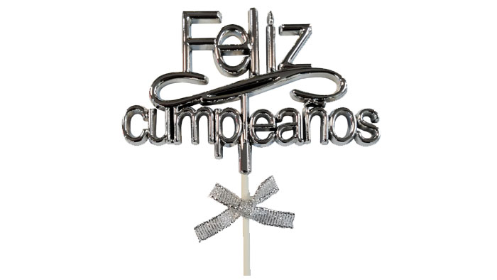 TOPPER FELIZ CUMPLEANOS
