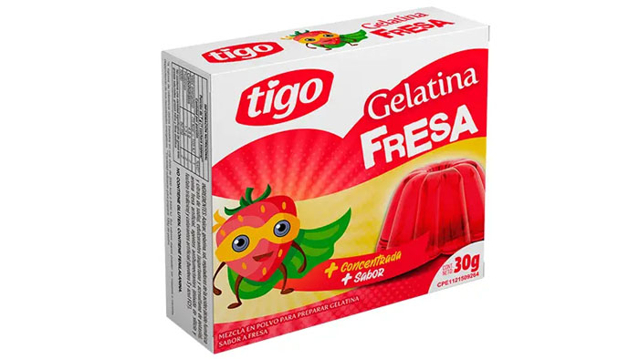 GELATINA TIGO FRESA 30G