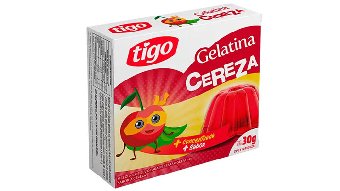 GELATINA TIGO CEREZA 30G
