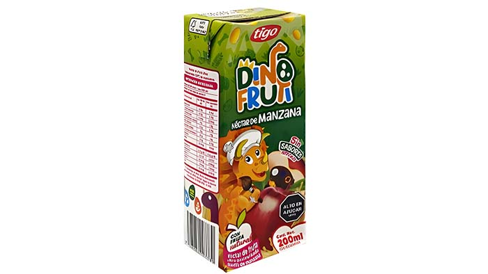 JUGO TIGO DINO FRUTI MANZANA 200ML