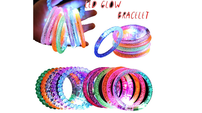 BRAZALETE DECORADO NEON GLOW BRACELET