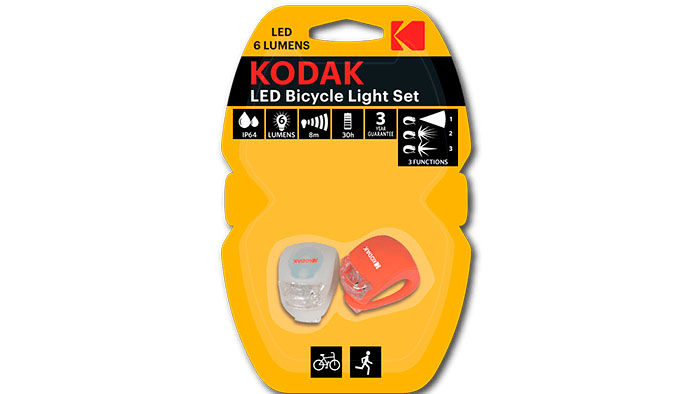 LINTERNA LED BICI LUMENS6 KODAK (CR2032)